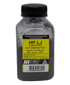 Тонер Hi-Black для HP LJ P1005/P1505/ProP1566 чёрный 100 г банка