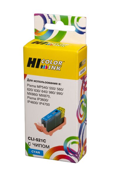 Картридж Canon CLI-521C струйный совместимый HB