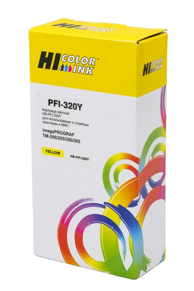 Картридж Canon PFI-320 струйный совместимый HB Yellow