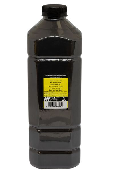 Тонер Hi-Black универсальный для Kyocera-Mita Kyocera Color TK-560K/590K/895K чёрный 500 г канистра