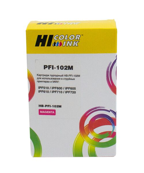 Картридж Canon PFI-102M струйный совместимый HB