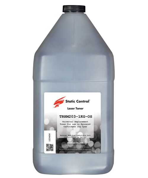 Тонер Static Control для HP LJPM203/227 чёрный 1 кг флакон
