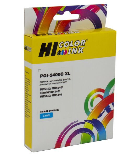 Картридж Canon PGI-2400XLC струйный совместимый HB