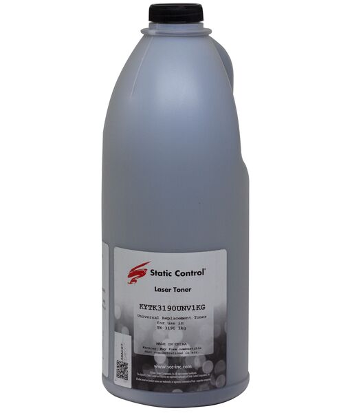 Тонер Static Control для Kyocera-Mita Kyocera ECOSYS P3055/P3060/M3660 (TK-3190) 1 кг флакон