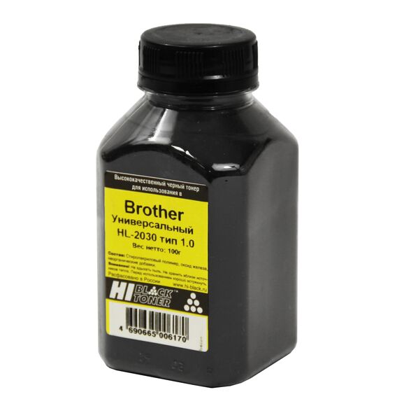Тонер Hi-Black универсальный для Brother HL-2030 чёрный 100 г банка