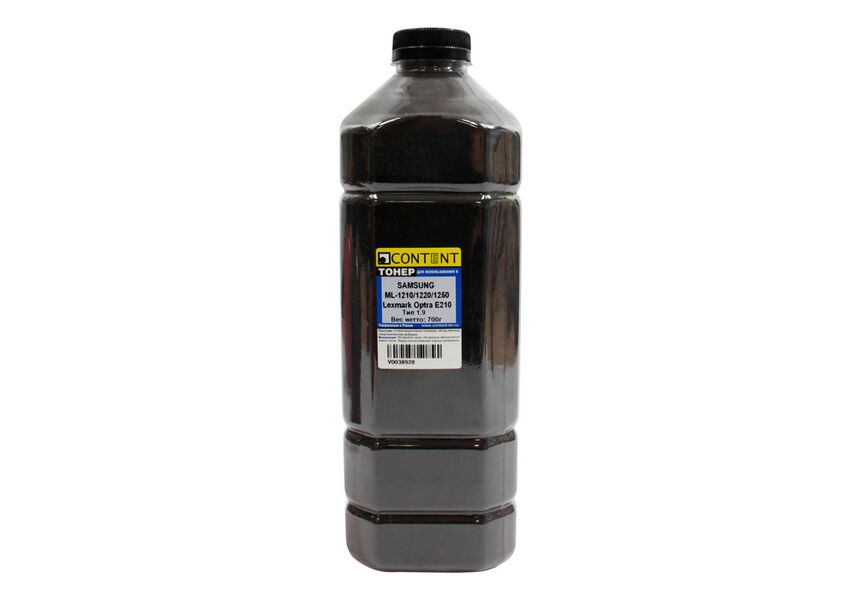 Тонер Content для Samsung ML-1210/1220/1250 чёрный 700 г канистра