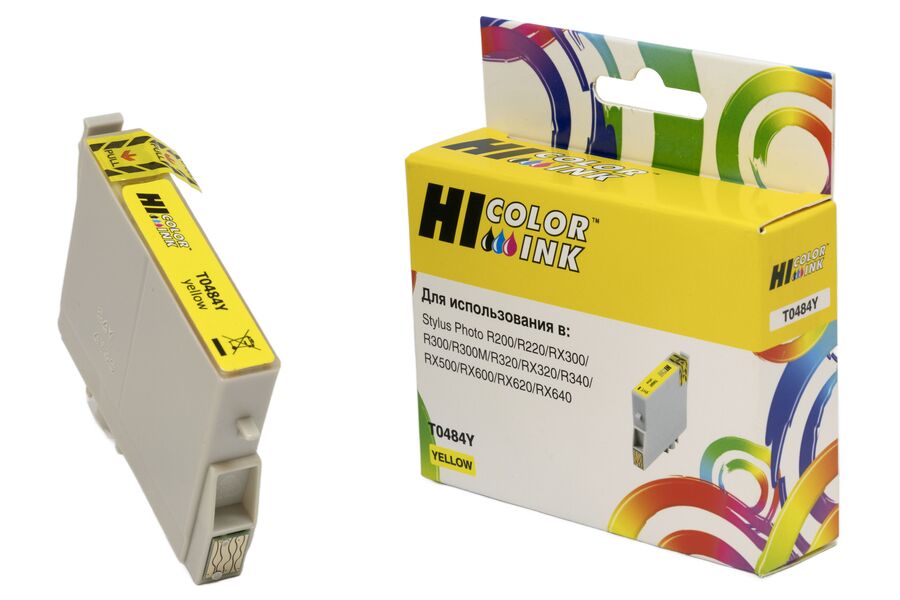 Картридж Epson T0484Y струйный совместимый HB