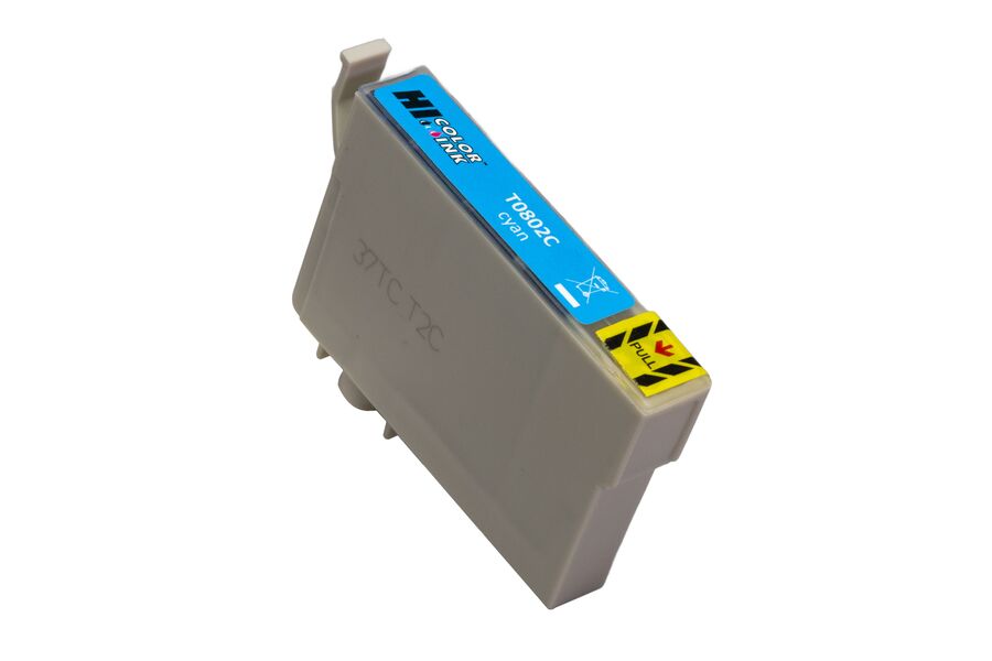 Картридж Epson T0802C струйный совместимый HB