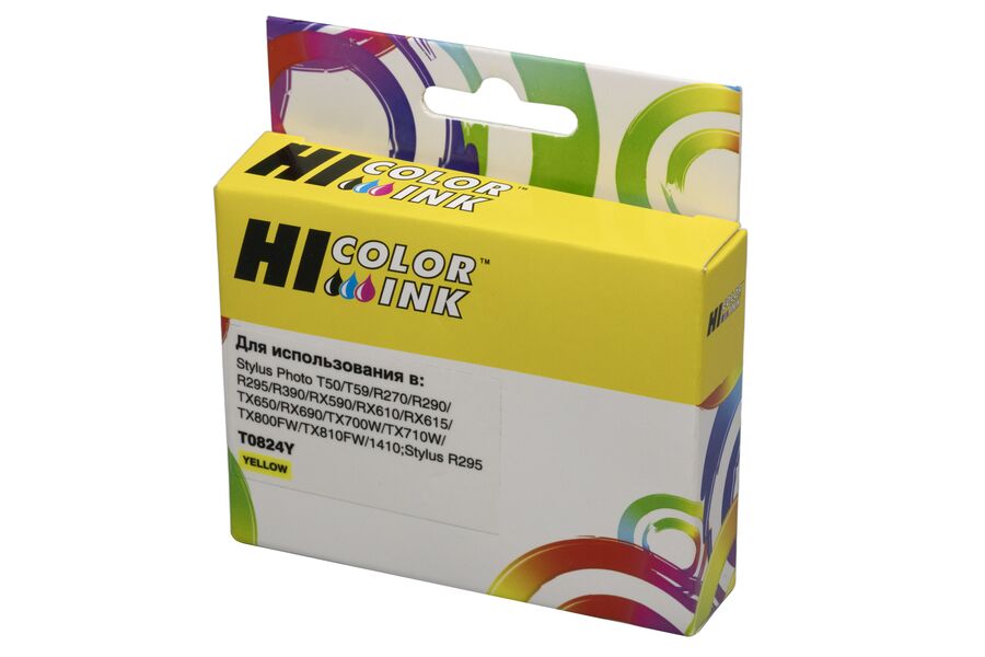 Картридж Epson T0824Y струйный совместимый HB