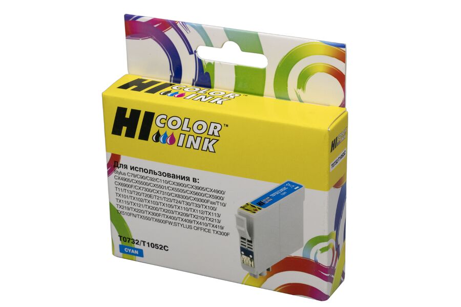 Картридж Epson T0732/1052C струйный совместимый HB