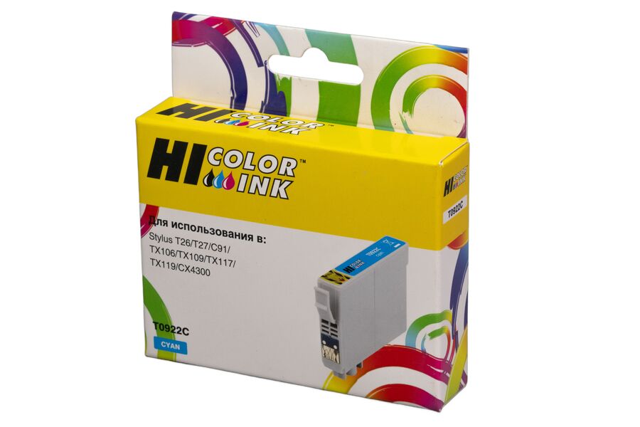 Картридж Epson T0922C струйный совместимый HB
