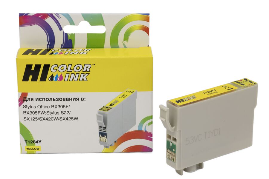 Картридж Epson T1284Y струйный совместимый HB