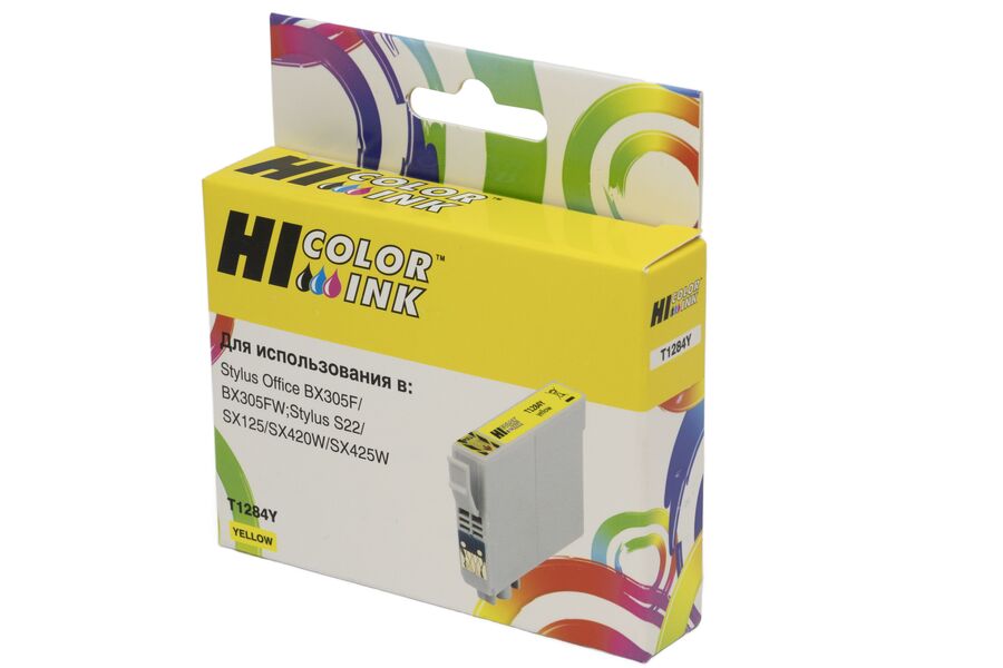 Картридж Epson T1284Y струйный совместимый HB