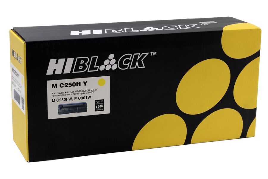 Картридж Ricoh MC250H Y лазерный совместимый HB