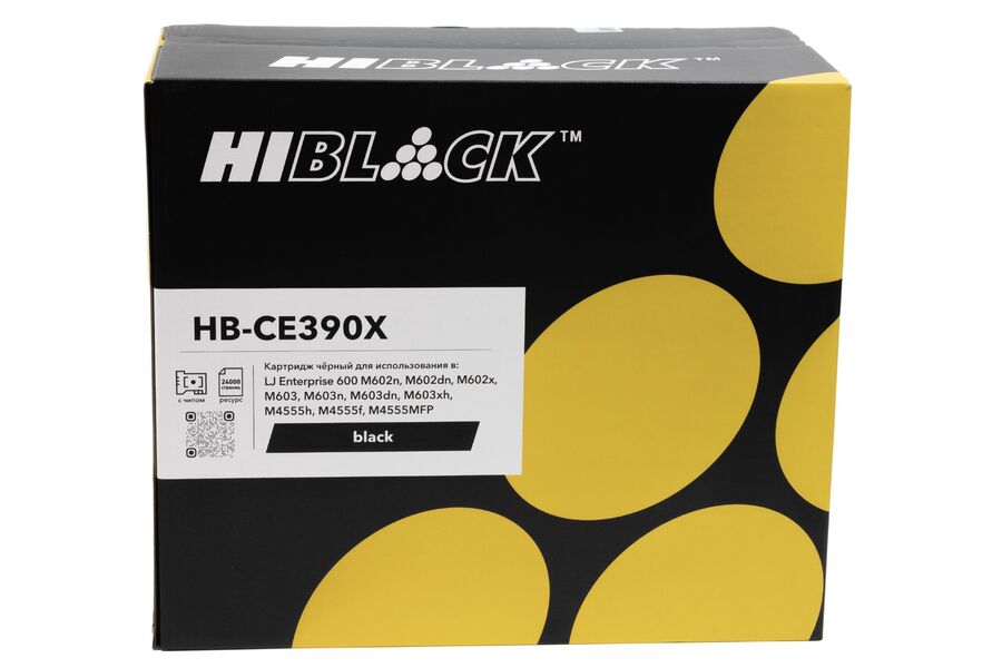 Картридж HP CE390X лазерный совместимый HB